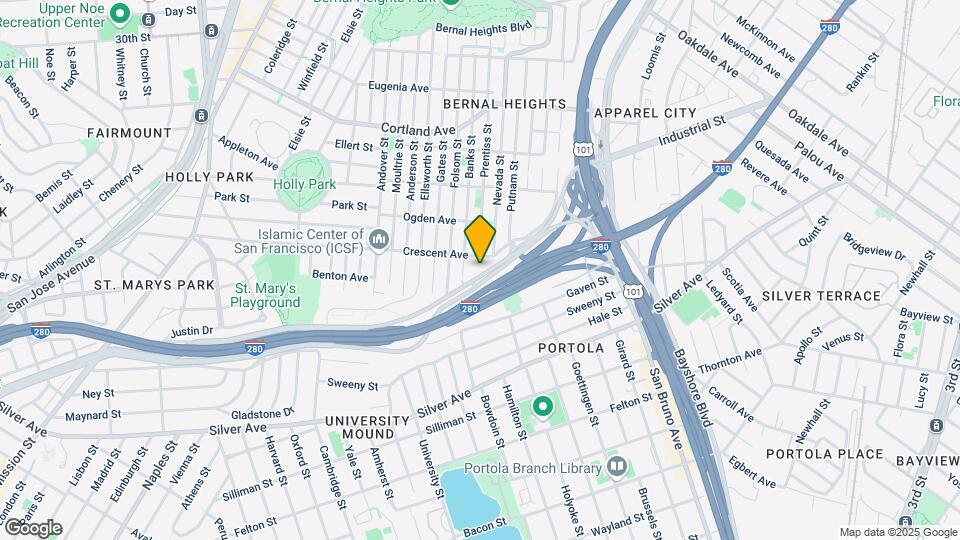 322 Alemany Blvd Mapa y Detalles de la Ubicación