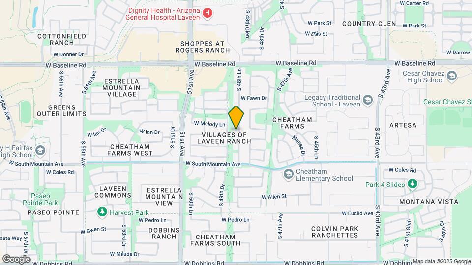 8110 S 48th Ln Map and Location Details