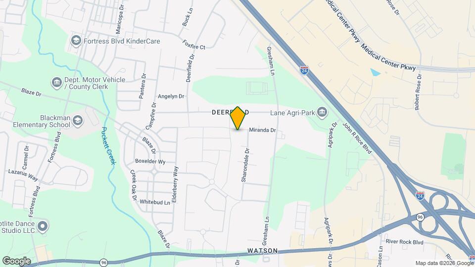 2429 Miranda Dr Map and Location Details