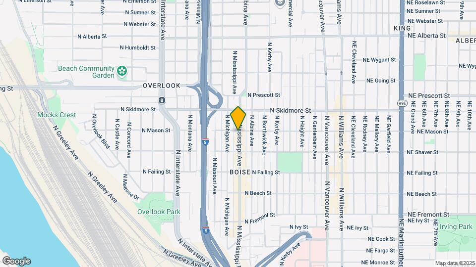4071 N Mississippi Ave Map and Location Details