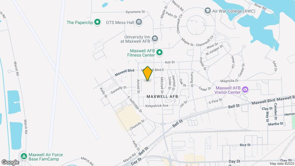 Maxwell Family Housing Map and Location Details