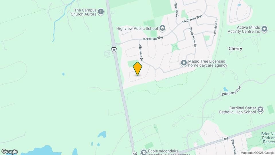 109 Carlyle Crescent Map and Location Details