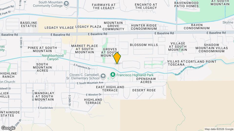 8027 S 27th Way Map and Location Details