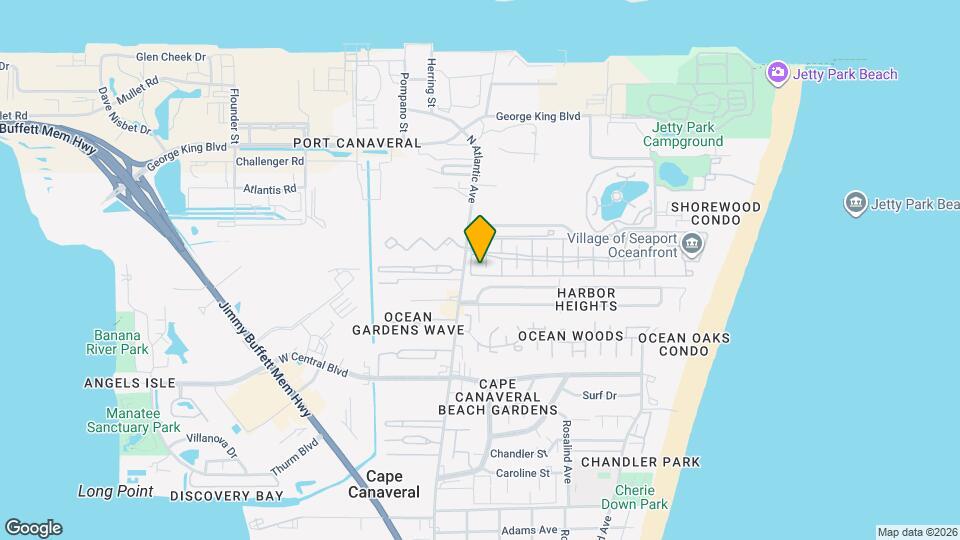 136 Beach Park Ln, Unit Villages Of Seaport Mapa y Detalles de la Ubicación