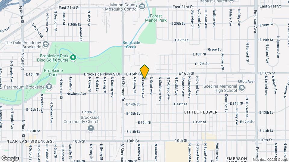 1517 N Chester Ave Map and Location Details