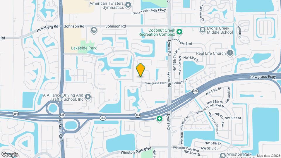 6061 Grand Cypress Cir W Map and Location Details