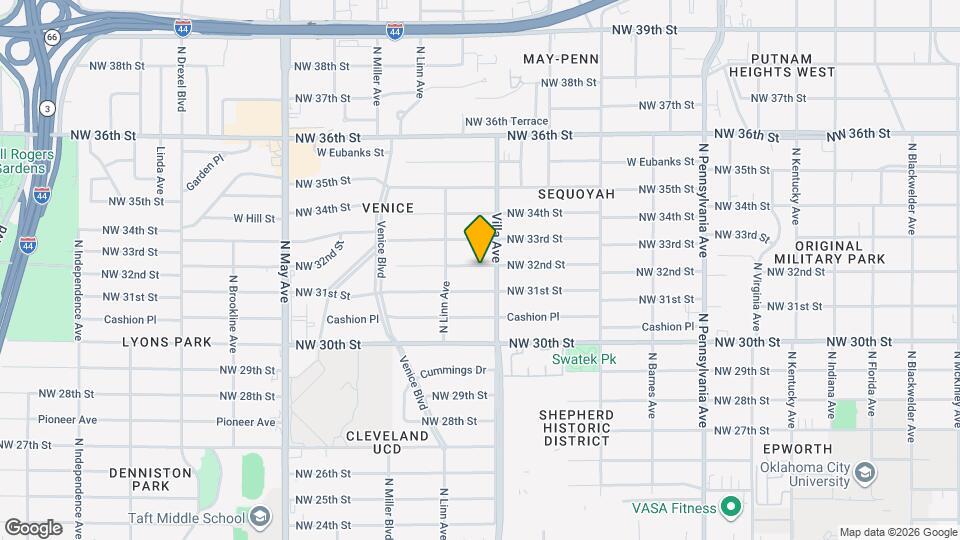 2512 NW 32nd St Map and Location Details