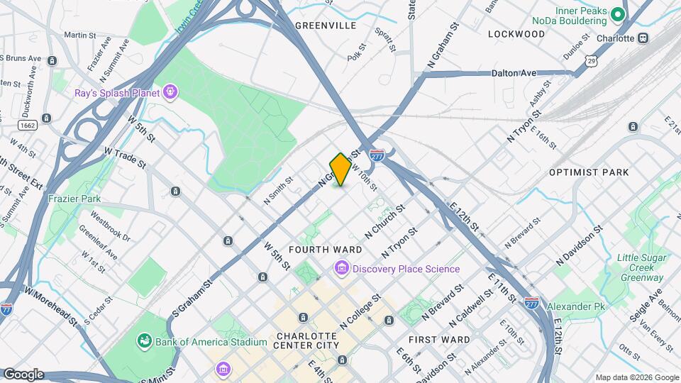 407 W 9th St Map and Location Details