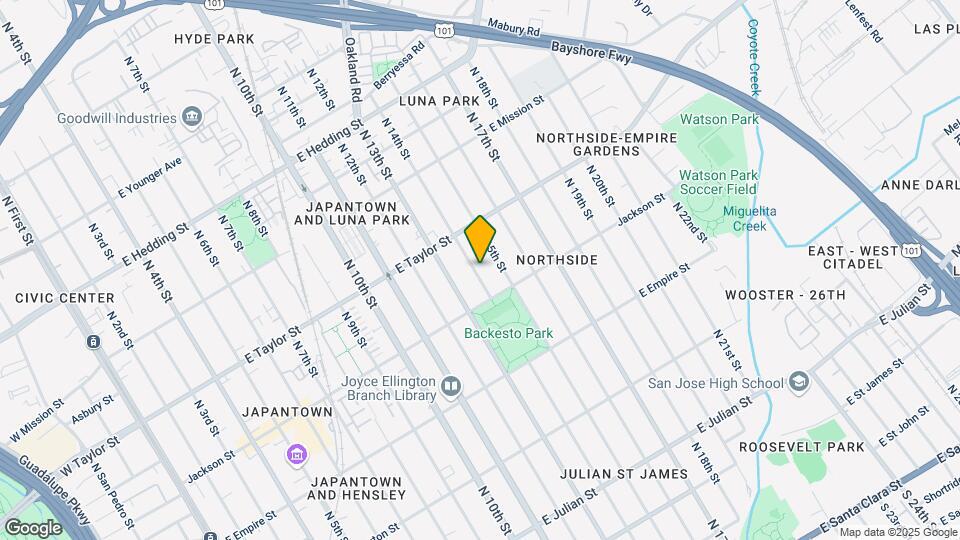642 N 14th St Mapa y Detalles de la Ubicación