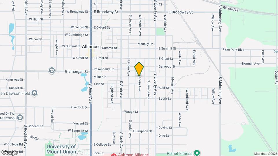 1005 S Freedom Ave Map and Location Details