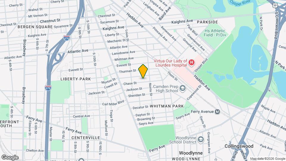 1261 CHASE Map and Location Details