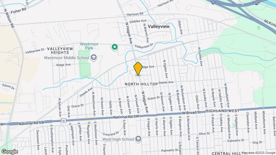 209-211-211 N Hague Ave Mapa y Detalles de la Ubicación