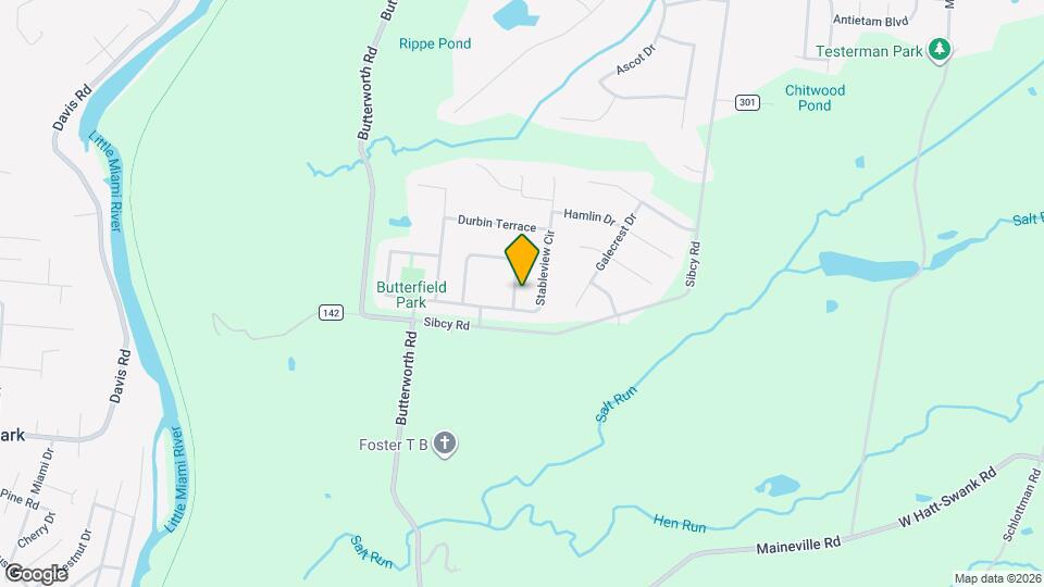 1110 Linford Cir Mapa y Detalles de la Ubicación