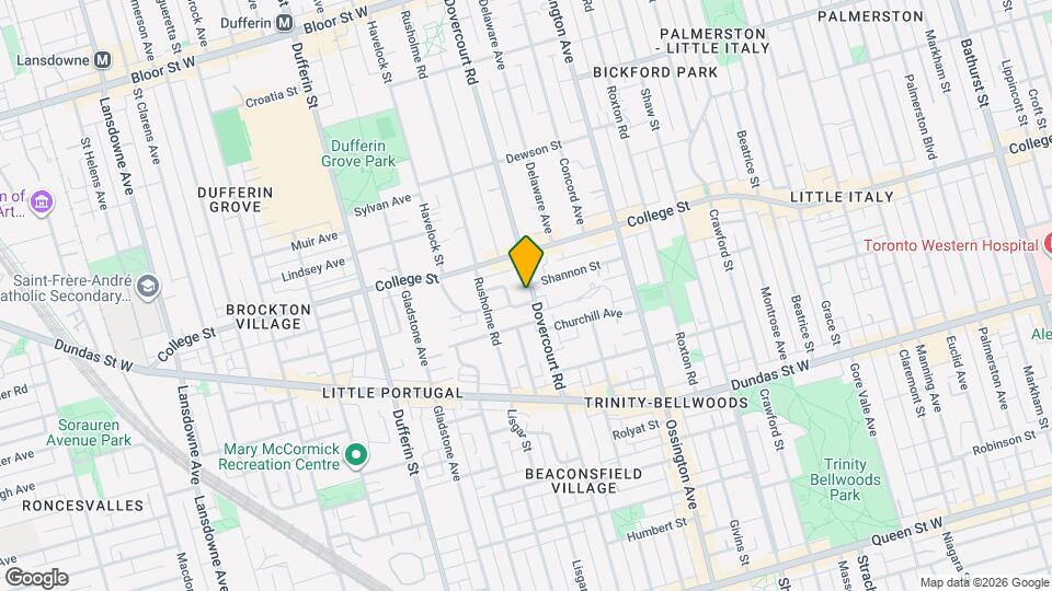 394 Dovercourt Rd Map and Location Details
