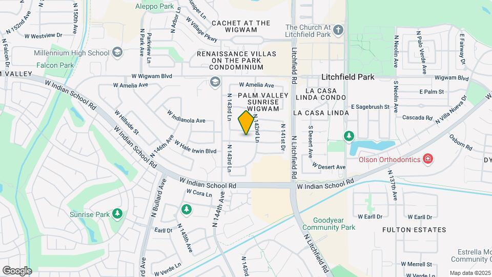 14300 W Weldon Ave Map and Location Details
