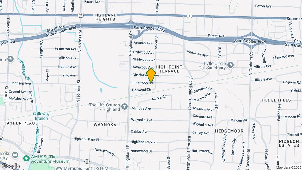 3583 Johnwood Dr Map and Location Details