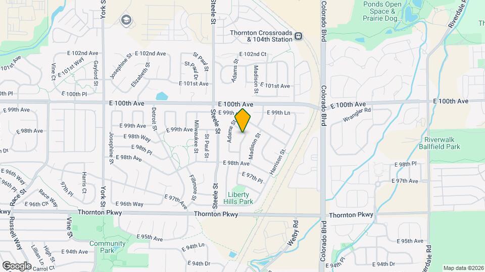 9883 Cook St Map and Location Details