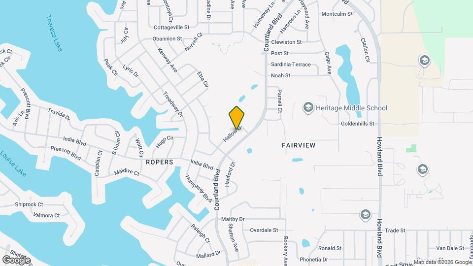 3111 Hallow Dr Map and Location Details