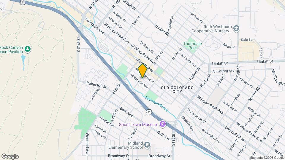 2430 W Vermijo Ave Map and Location Details