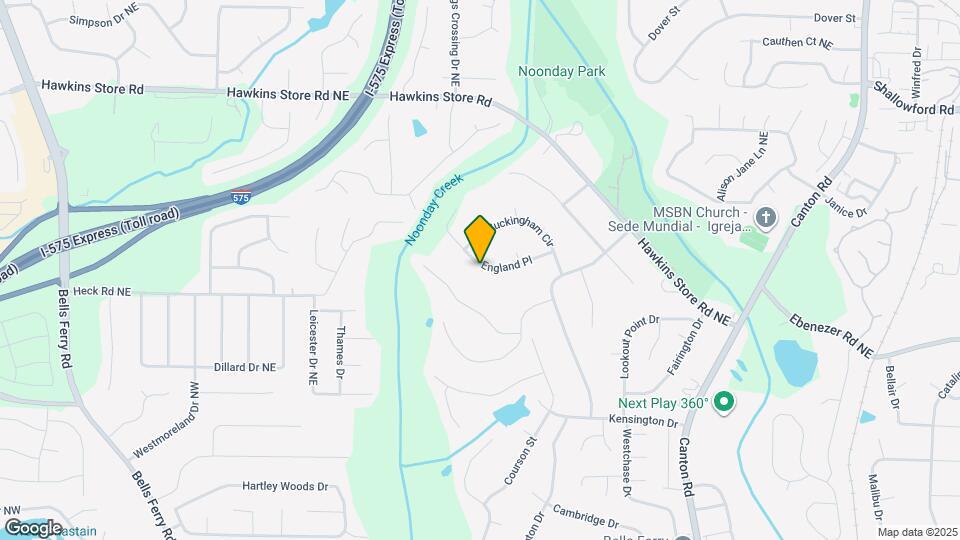 373 England Pl Map and Location Details