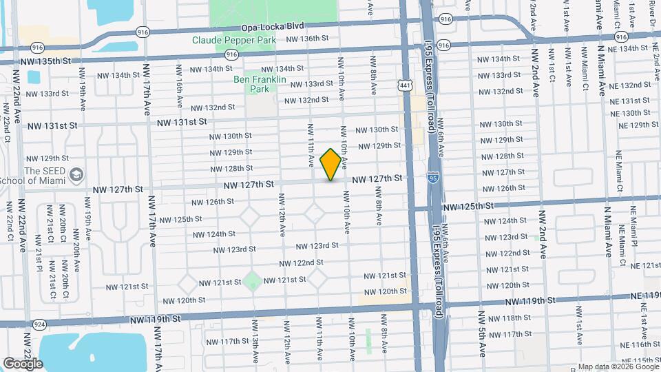 1050 NW 127th St Map and Location Details