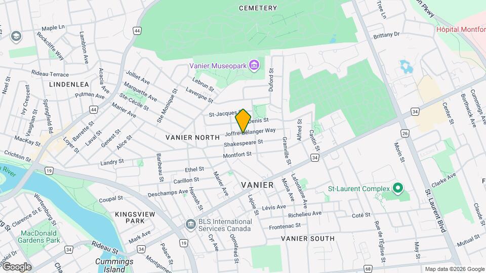 294 Joffre-Bélanger Way Map and Location Details