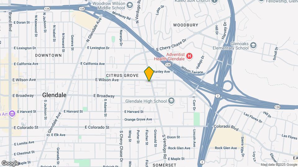143 N Verdugo Rd Mapa y Detalles de la Ubicación