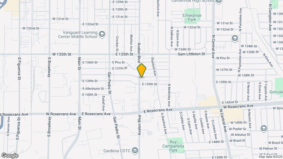 13808 Avalon Blvd Map and Location Details