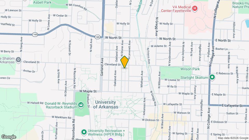 828 W Caraway St Map and Location Details