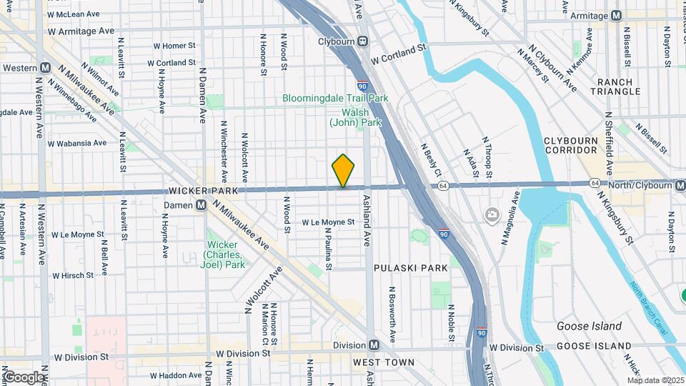 1637 W North Ave Map and Location Details