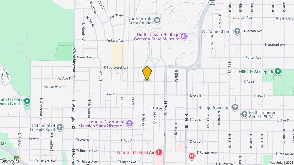 505 E Ave F Map and Location Details