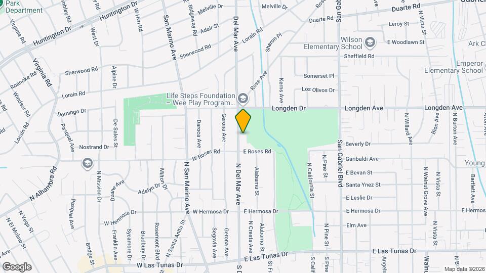 520 N Del Mar Ave Map and Location Details