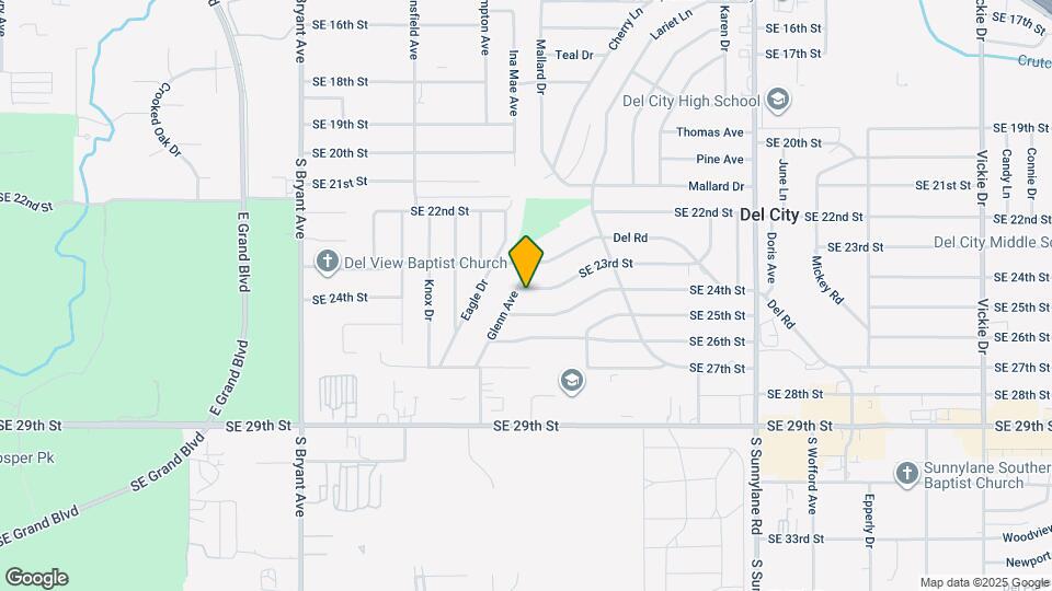 3704 SE 23rd St Map and Location Details