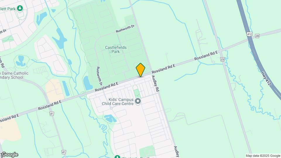 561 Rossland Rd E Map and Location Details