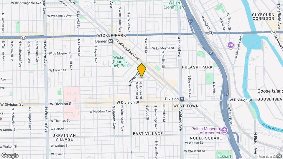 1818 W Ellen St Map and Location Details