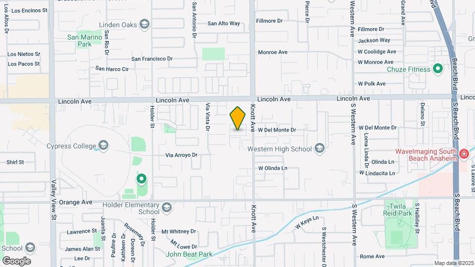 3524 W Del Monte Dr Mapa y Detalles de la Ubicación