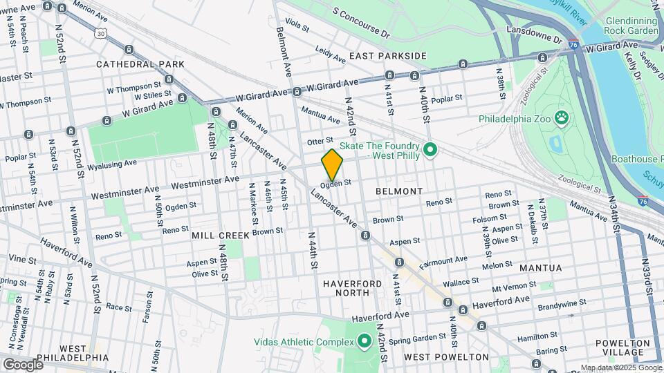 4250 Ogden St Mapa y Detalles de la Ubicación