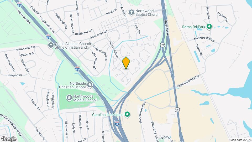 8010 Shadow Oak Dr Map and Location Details