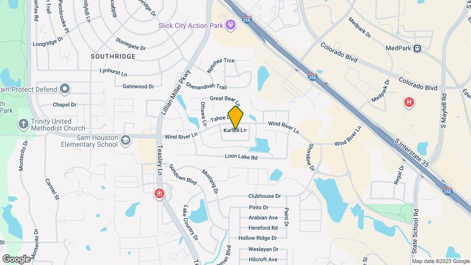 2500 Kariba Ln Map and Location Details