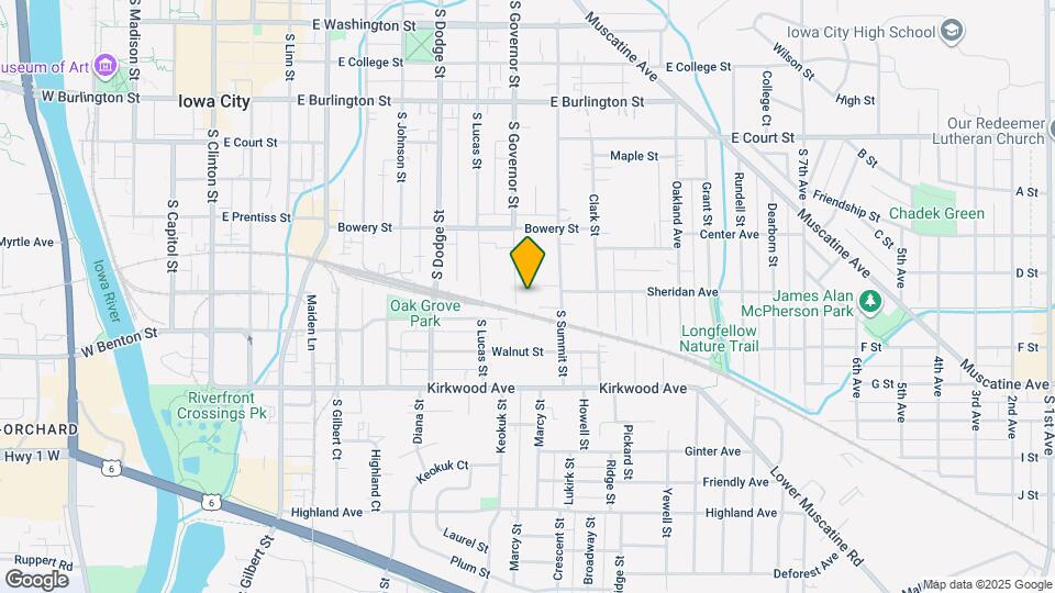 670 S Governor St, Unit House 6 bedrooms Map and Location Details