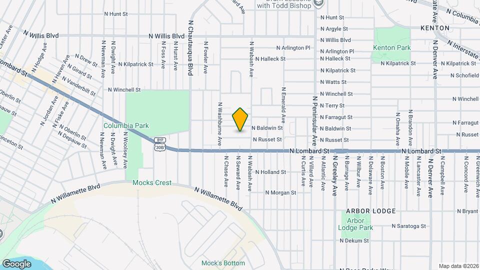 3601 N Russet St Map and Location Details