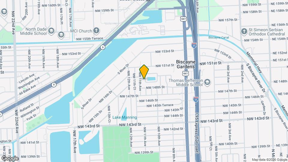 14920 NW 10th Pl Map and Location Details