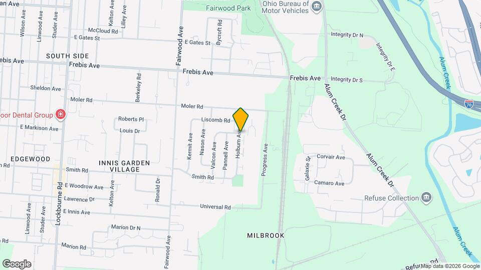 1818 Holburn Ave Map and Location Details
