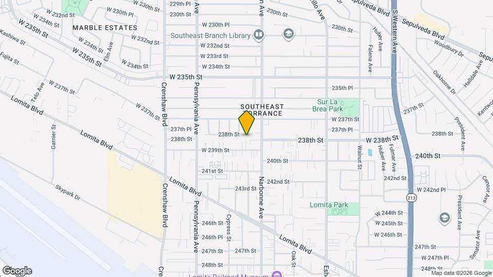 2238 W 238th St Map and Location Details