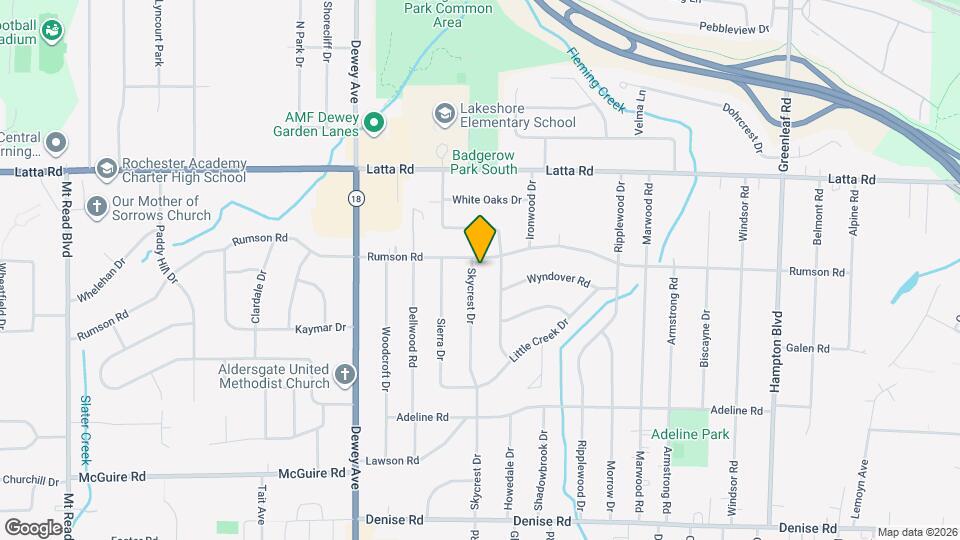 198 Skycrest Dr Map and Location Details