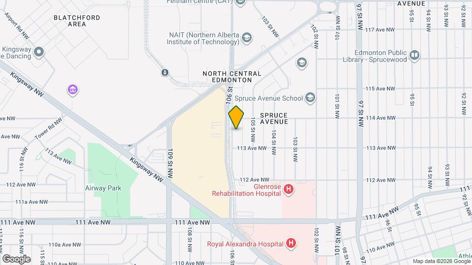 11323-11106 106 St Map and Location Details