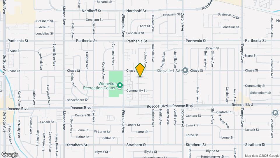 8446 Penfield Ave Map and Location Details