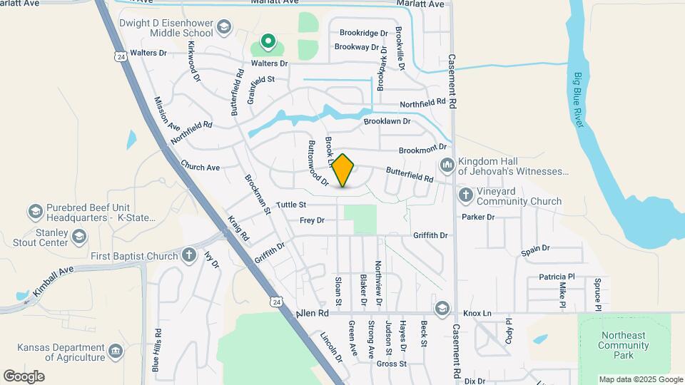 2423 Buttonwood Dr Map and Location Details