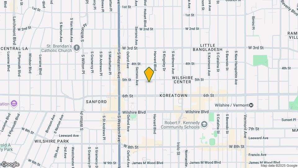 512 S Hobart Blvd Mapa y Detalles de la Ubicación