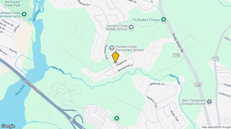 1111 Pueblo Dr Map and Location Details